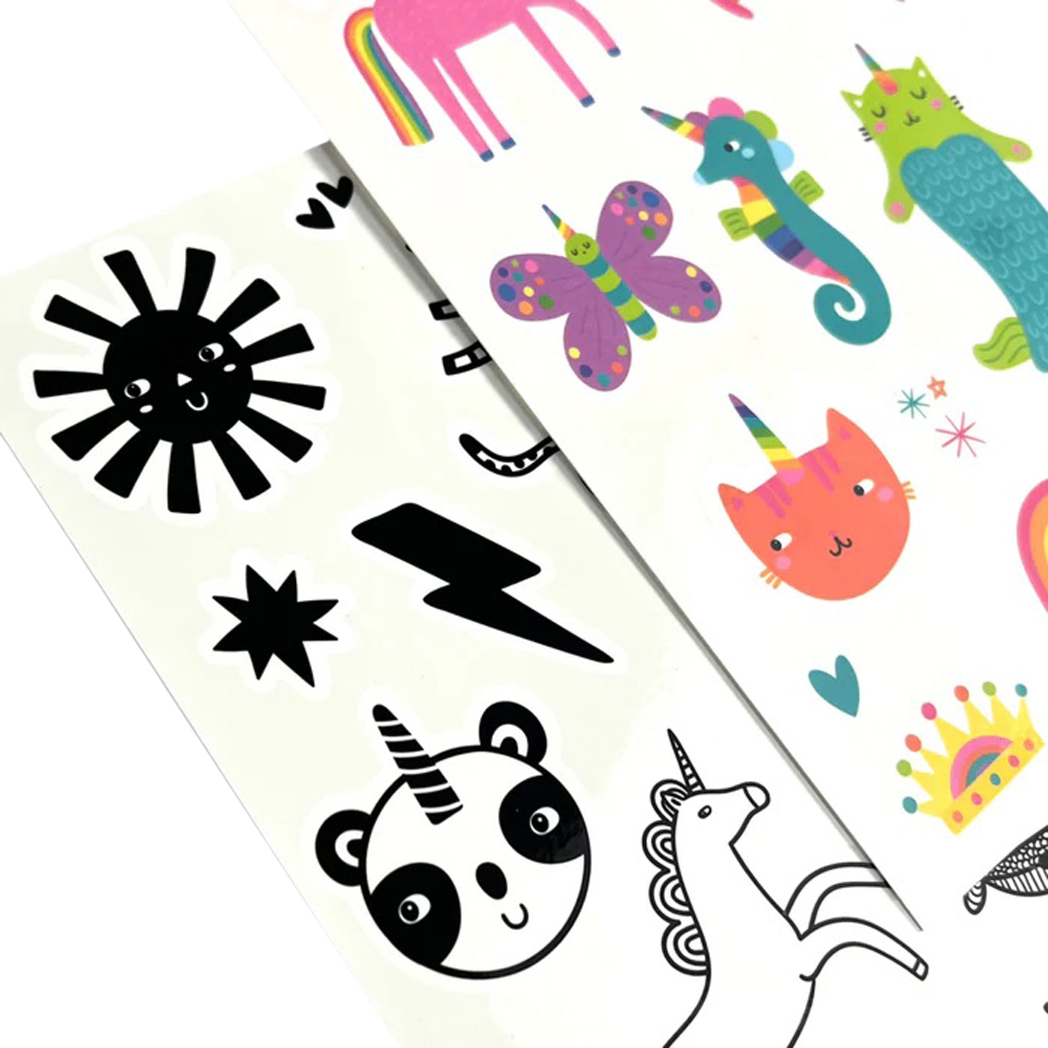 Tattoo Palooza Temporary Tattoo: Unicorn Party - Denny's