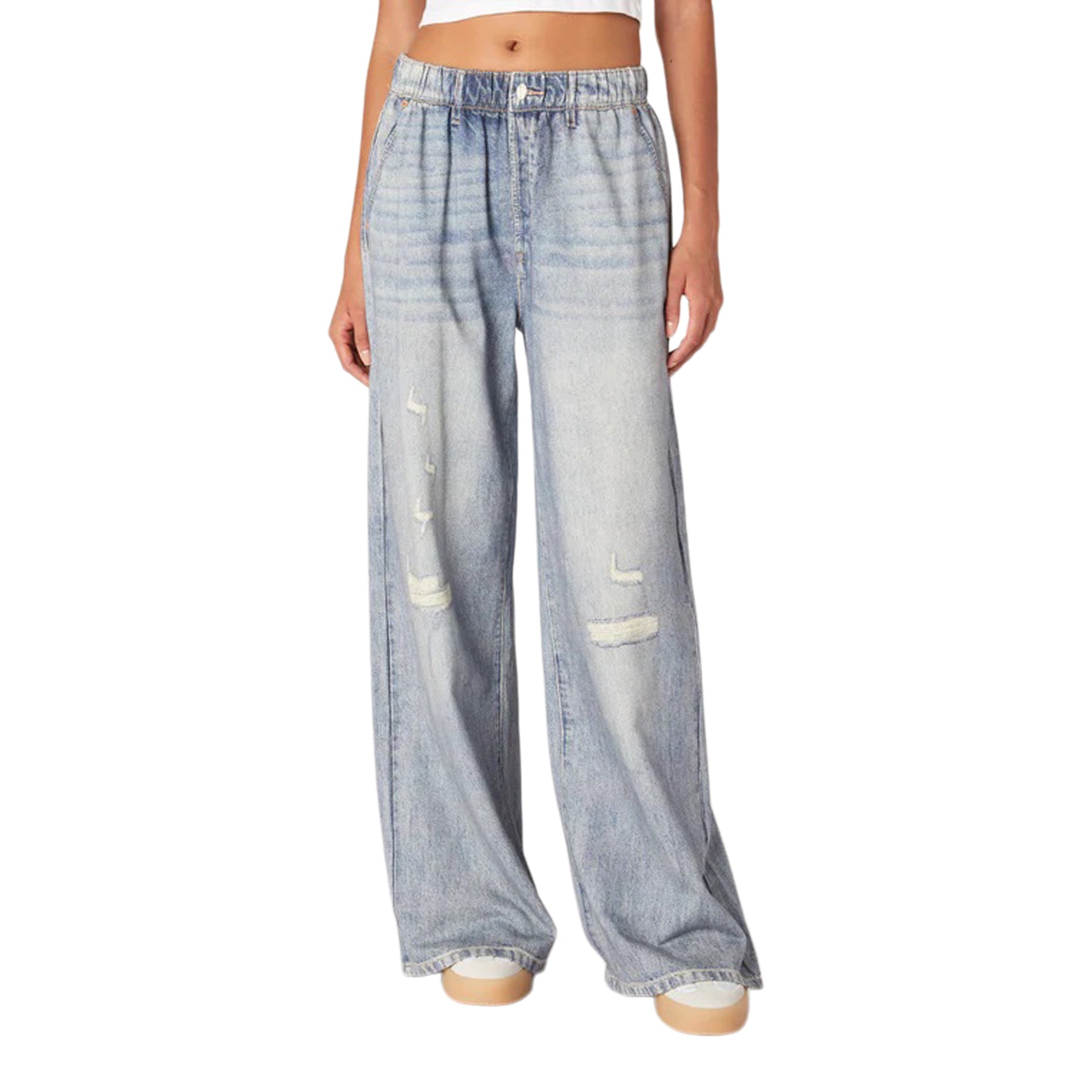 Deep Dive Wide Leg Printed Pant - Denny's
