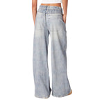 Deep Dive Wide Leg Printed Pant - Denny's