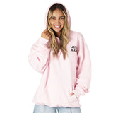 Just Happy To Be Here Puff Hoodie - Denny's