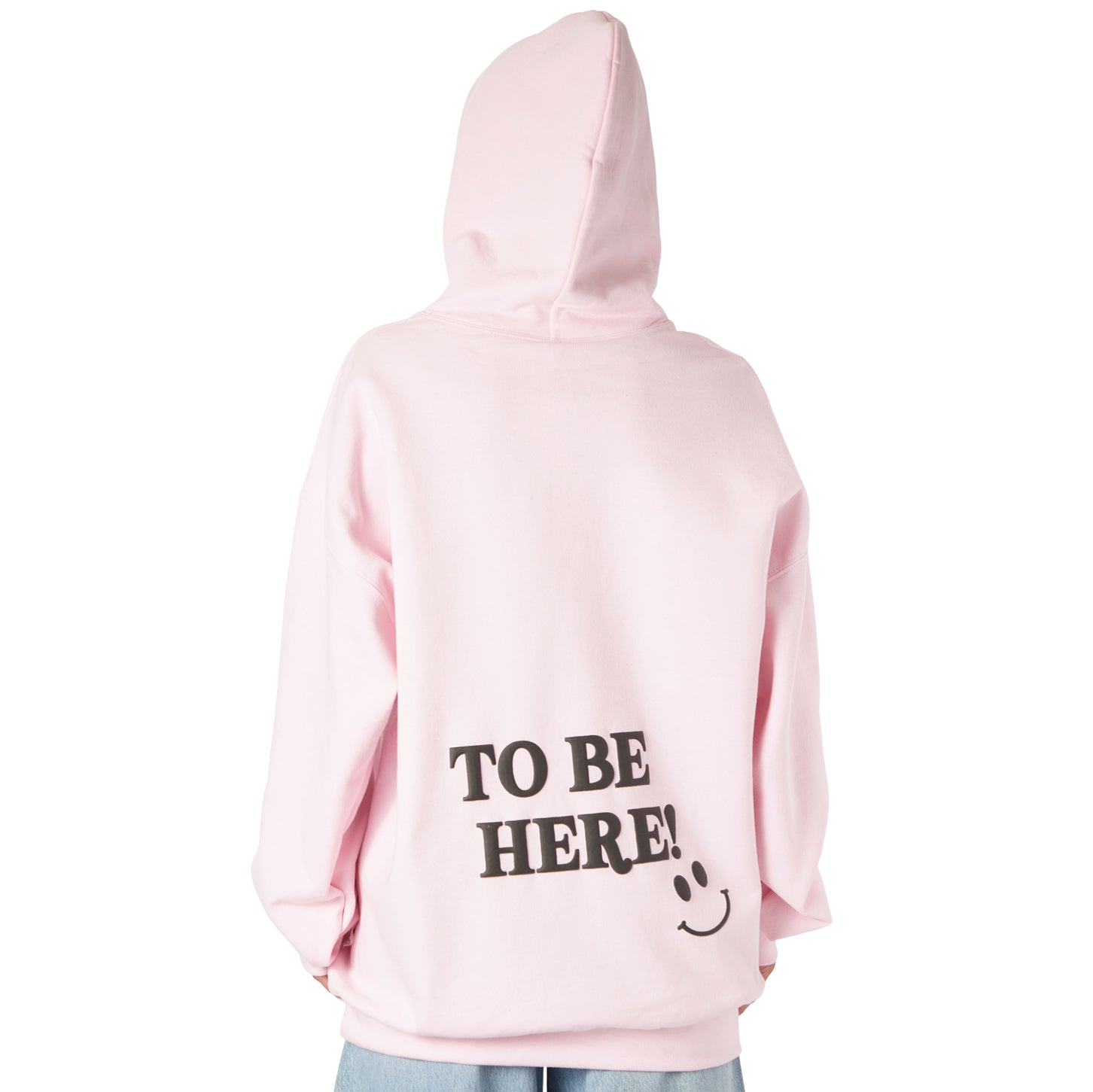 Just Happy To Be Here Puff Hoodie - Denny's