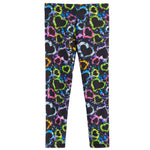 Graffiti Splatter Heart Legging - Denny's