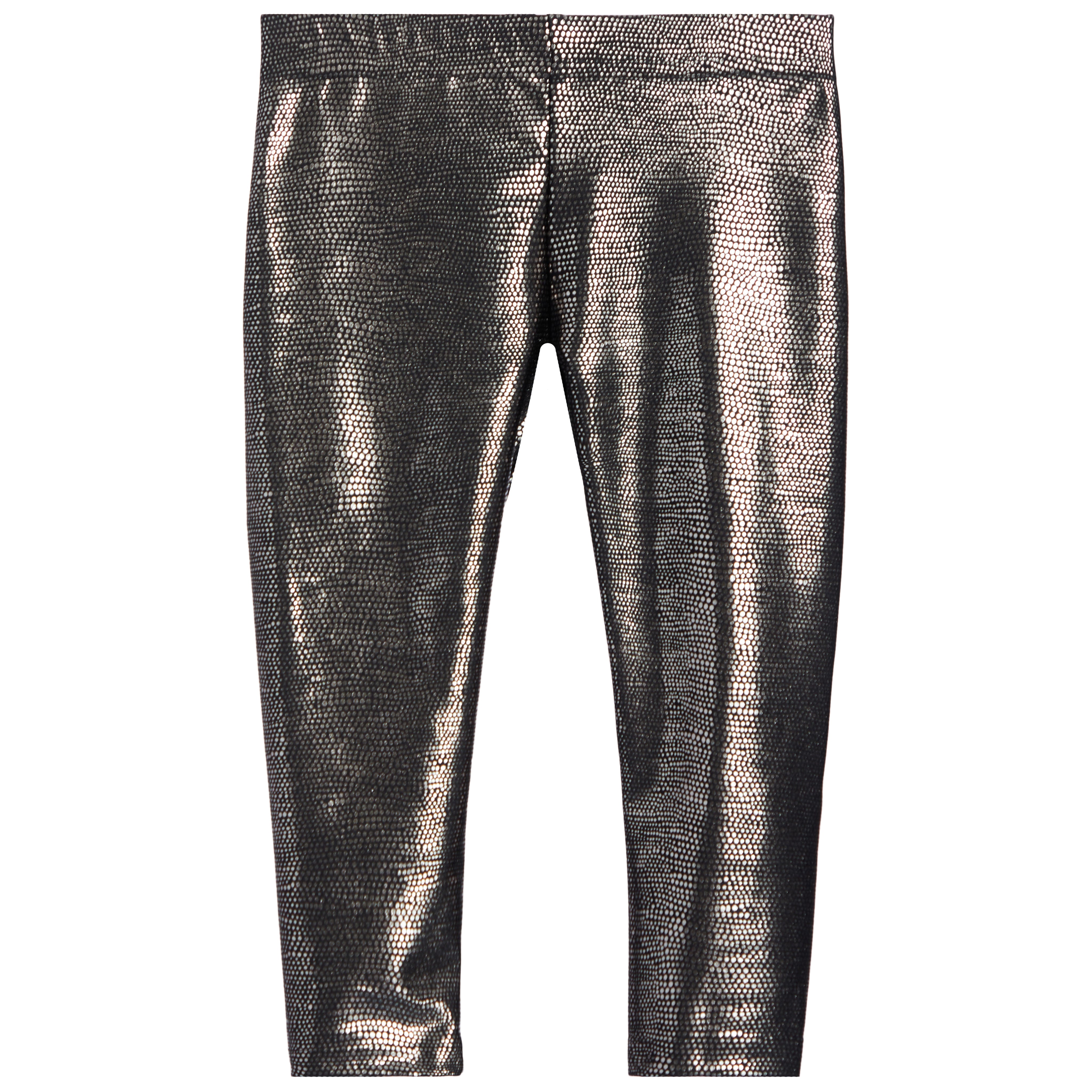 Black & Silver Dot Legging - Denny's