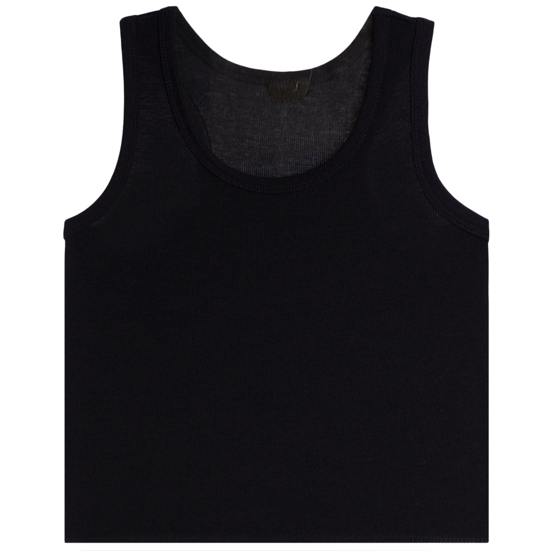 トップス DENHAM x WDS Rib Tank top BLACK Double-layered Ribbed Tank Top - Black - Ladies | H&M US