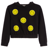 Smiley Stitch Elastic Hoodie - Denny's