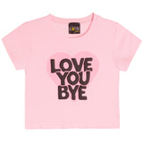 Short Sleeve Tee With Love Bye