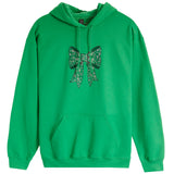 Bandana Bow Hooded Sweatshirt
