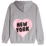 New York Heart Puff Hoodie - Denny's