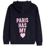 Paris Has My Heart Puff Hoodie - Denny's