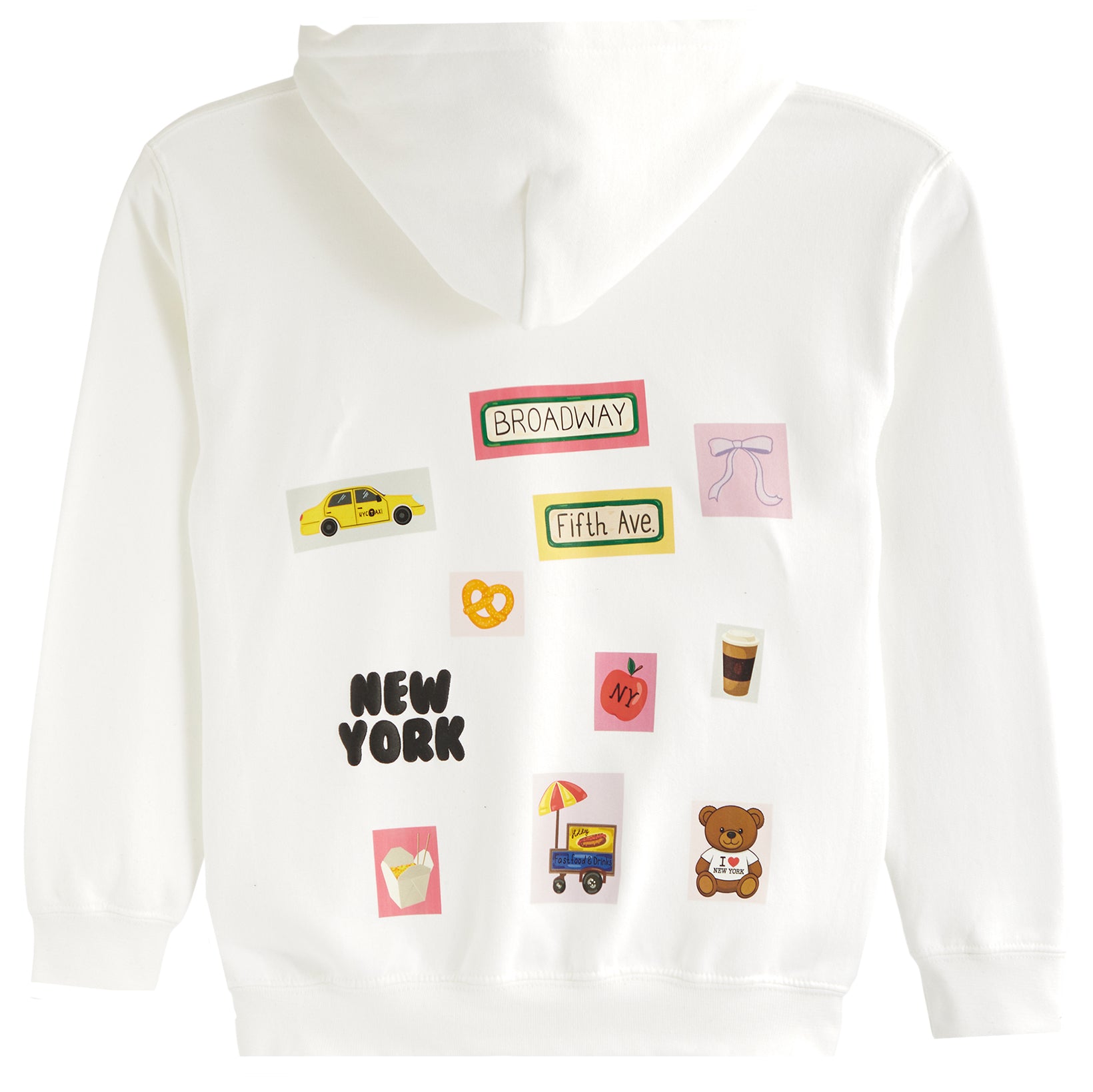 Allover New York Icons Hoodie - Denny's