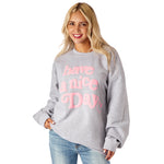 Have A Nice Day Puff Hoodie - Denny's