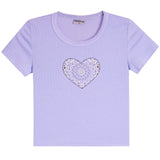 Bandana Heart Rib Tee