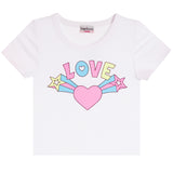 Love Burst Short Sleeve Rib Tee