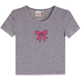 Pink Bow Rib Tee