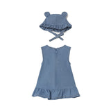 2pc Bear Denim Dress - Denny's
