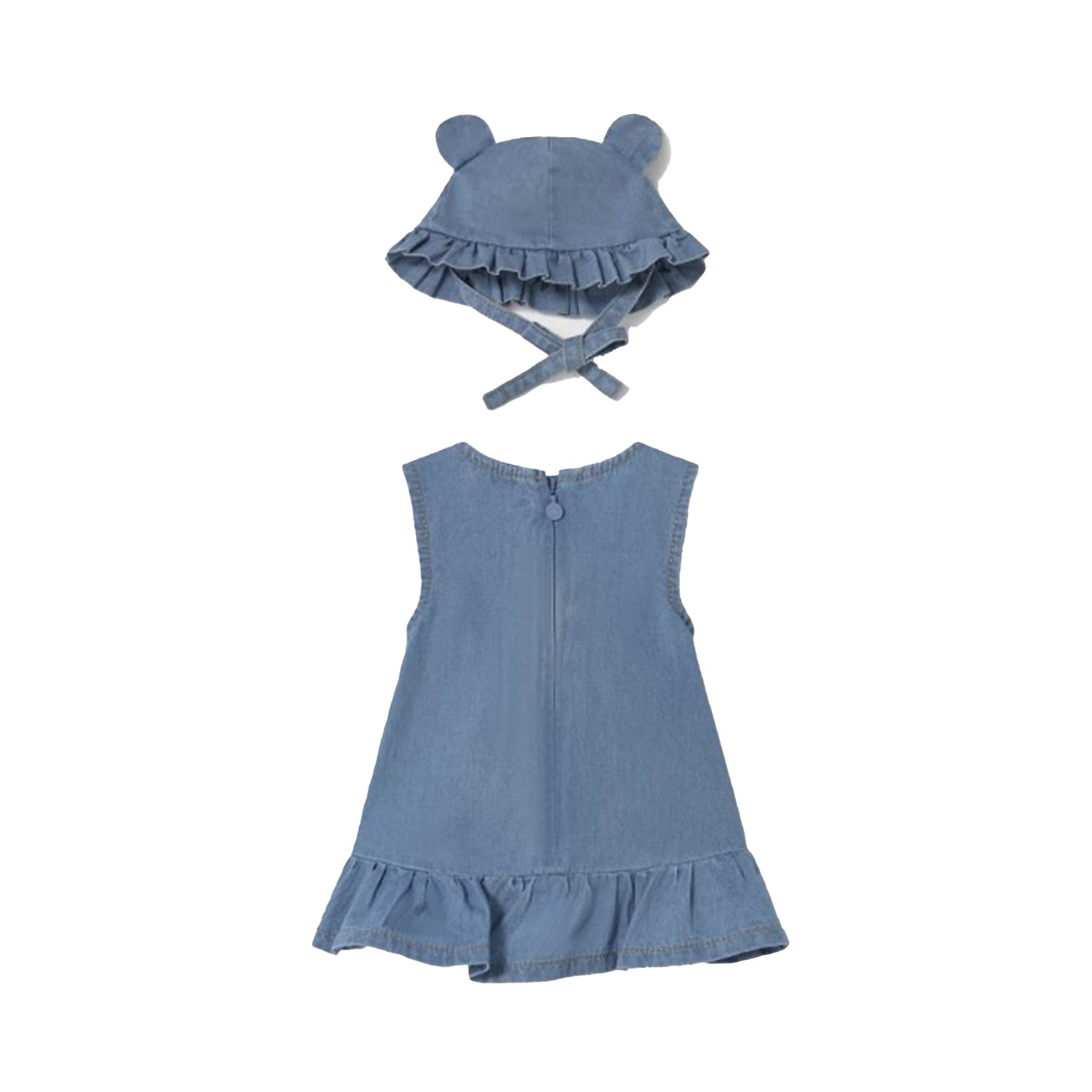 2pc Bear Denim Dress - Denny's