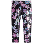 Smiley Daisies Sparkle Leggings - Denny's
