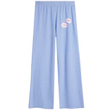 Pink Lips Wide Leg Thermal Pant