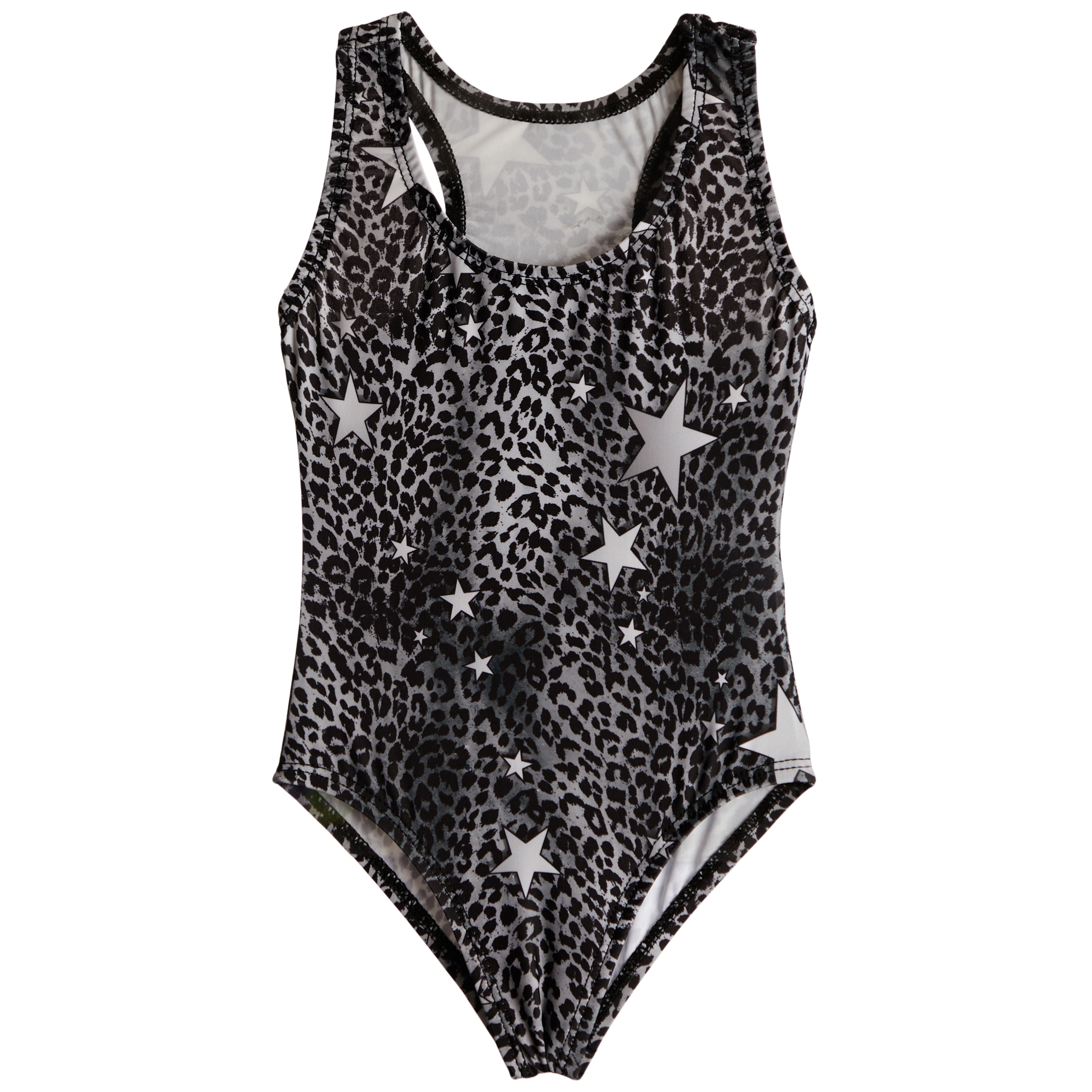 Black and store white star swimsuit