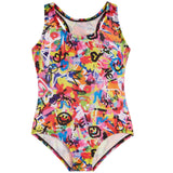 1pc Grafitti Swimsuit