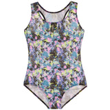 1pc Grey Splatter Swimsuit