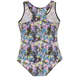 1pc Grey Splatter Swimsuit