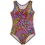 1pc Leopard Lame Swimsuit