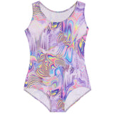 1pc Neon Swirl Swimsuit