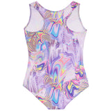 1pc Neon Swirl Swimsuit