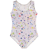 1pc Smiley Star Lame Swimsuit