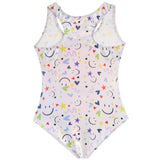 1pc Smiley Star Lame Swimsuit