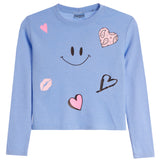 Allover Smiley Toss Long Sleeve Thermal