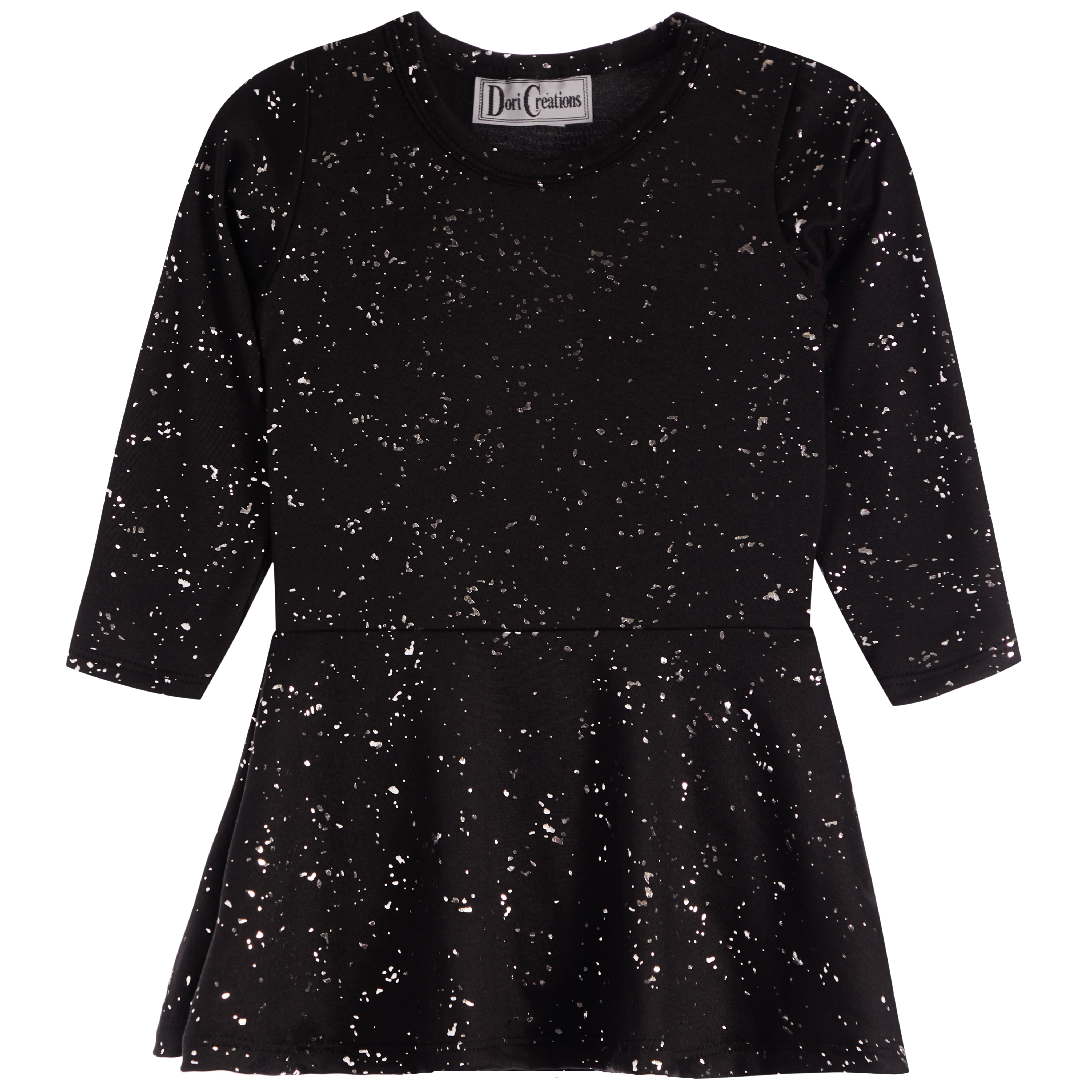 Silver Speckle Long Sleeve Dress - Denny's