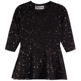 Silver Speckle Long Sleeve Dress - Denny's