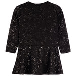 Silver Speckle Long Sleeve Dress - Denny's