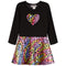Fabric Heart Lame Bottom Dress - Denny's