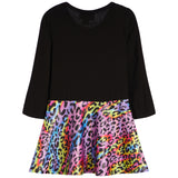 Fabric Heart Lame Bottom Dress - Denny's