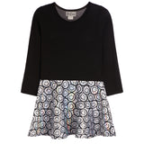 Long Sleeve Smiley Bottom Dress - Denny's