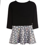 Long Sleeve Smiley Bottom Dress - Denny's