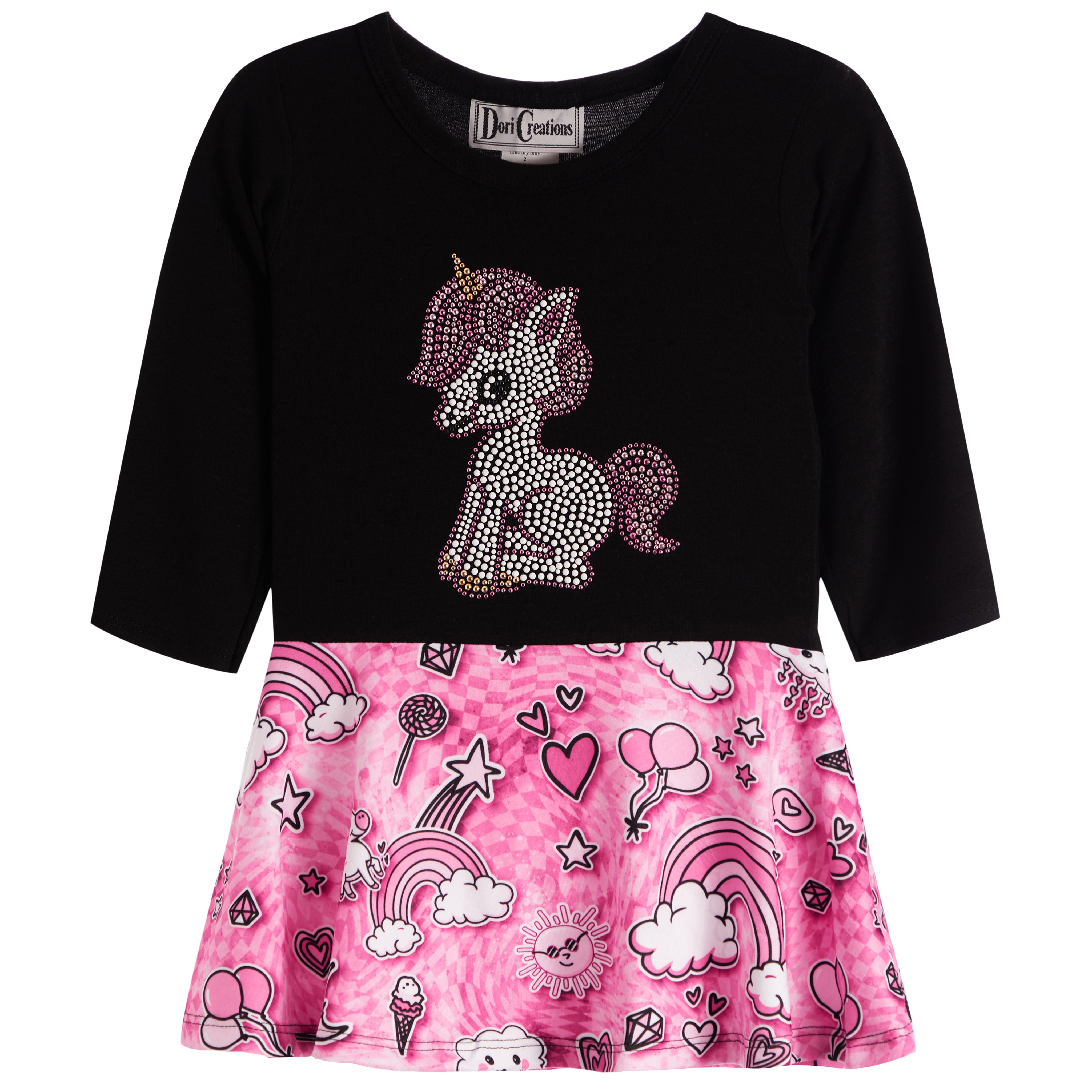 Stone Pony Candyland Long Sleeve Dress - Denny's