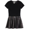 Short Sleeve Dress With Silver Dot Bottom - Denny's