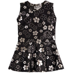 Silver Flower Tank Dress - Denny's