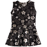 Silver Flower Tank Dress - Denny's