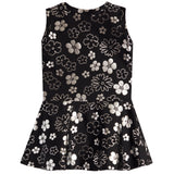 Silver Flower Tank Dress - Denny's