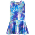 Blue & Purple Swirl Tank Dress - Denny's