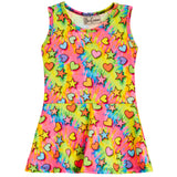 Tie Dye Multi Icon Dress