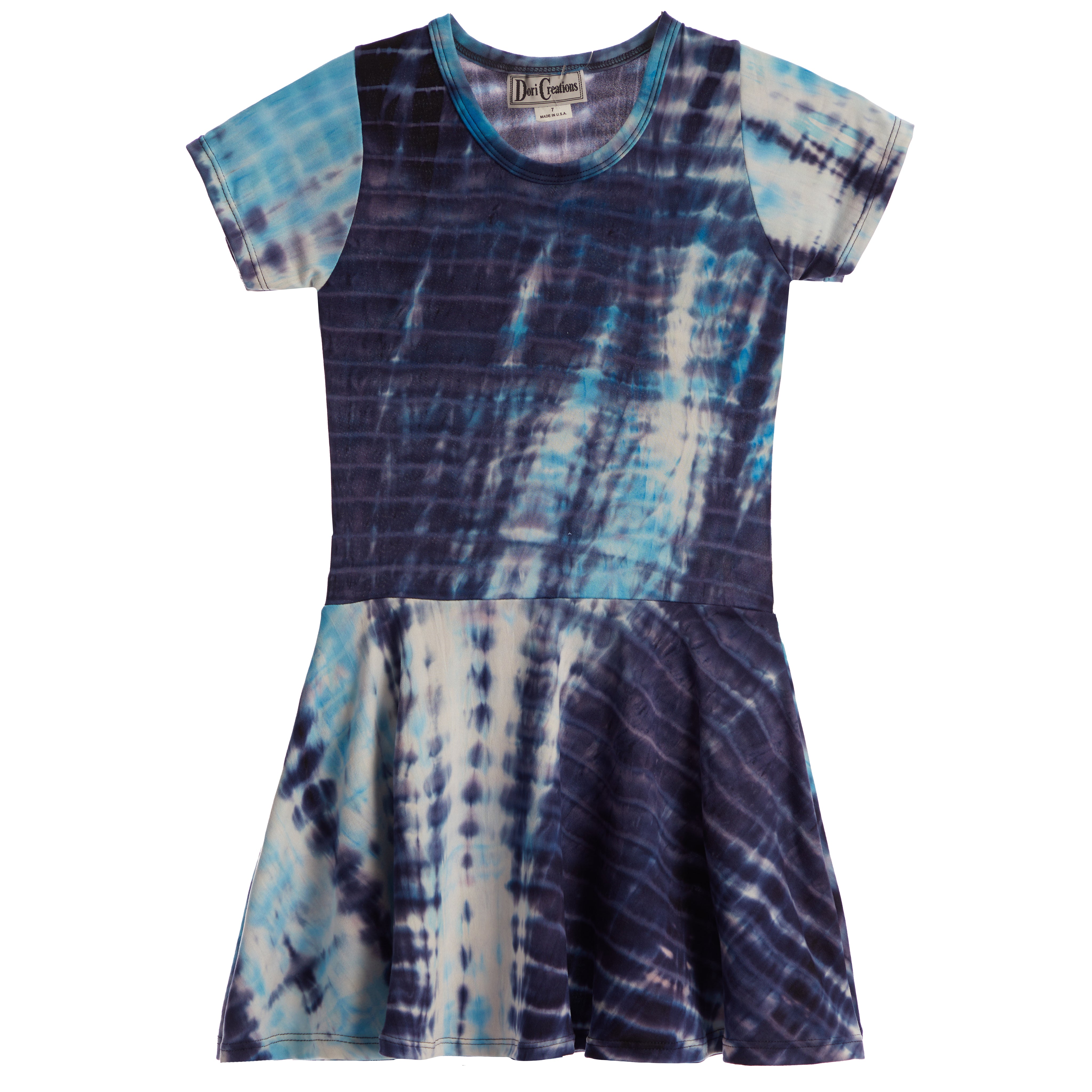 Tie Dye Short Sleeve Dress - Denny's