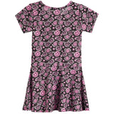 All Over Smiley Emoji Short Sleeve Dress