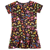 Grafitti Rainbow Short Sleeve Dress