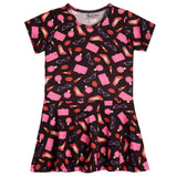 Lipstick And Shoes Short Sleeve Dress